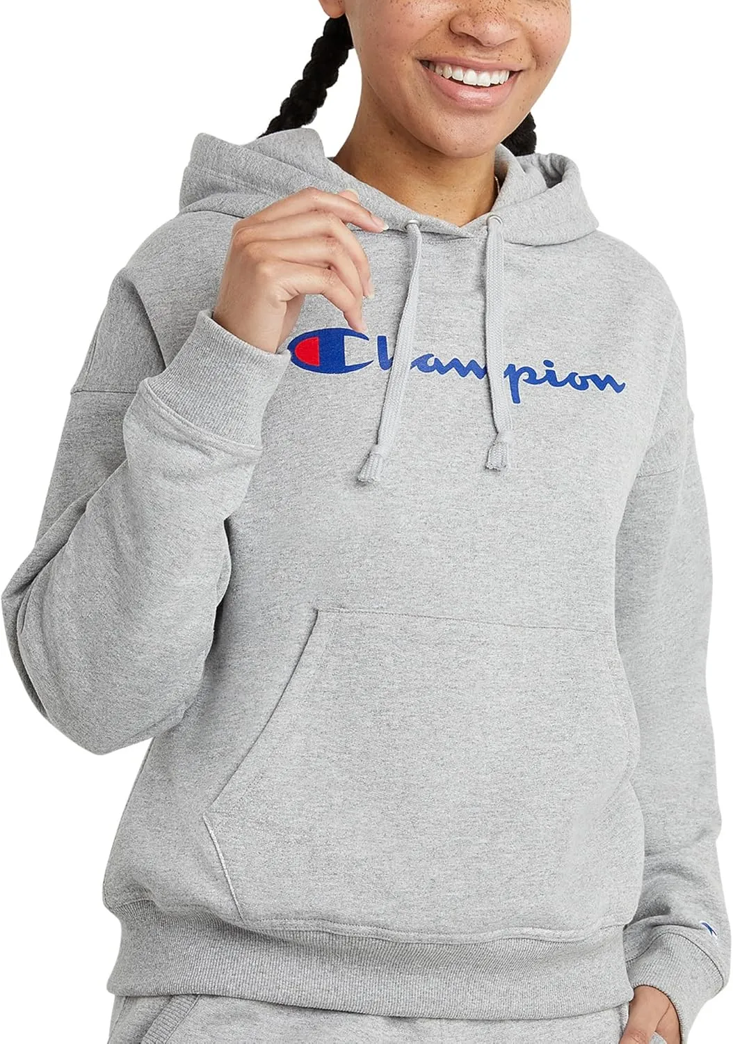 Champion Women's Hoodie, Powerblend, Fleece, Comfortable Hoodie Sweatshirt for Women (Plus Size Available)