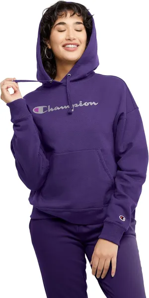 Champion Women's Hoodie, Powerblend, Fleece Hoodie, Comfortable Sweatshirt for Women (Plus Size Available)