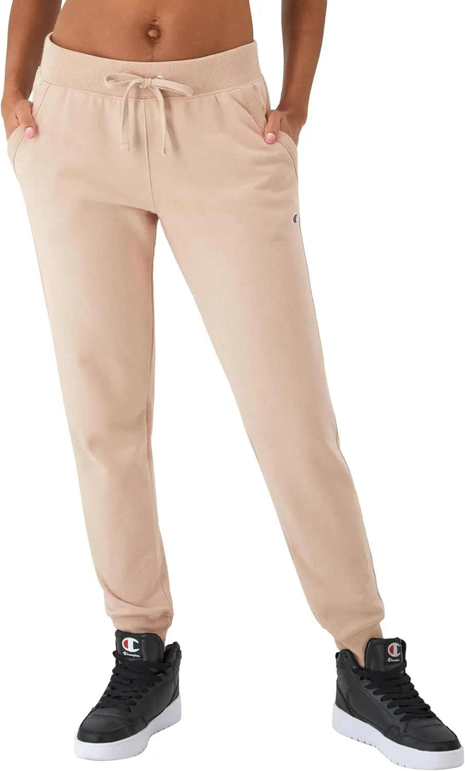 Champion Women's Joggers, Powerblend, Fleece Joggers, Comfortable Pants for Women, 29" (Plus Size Available)
