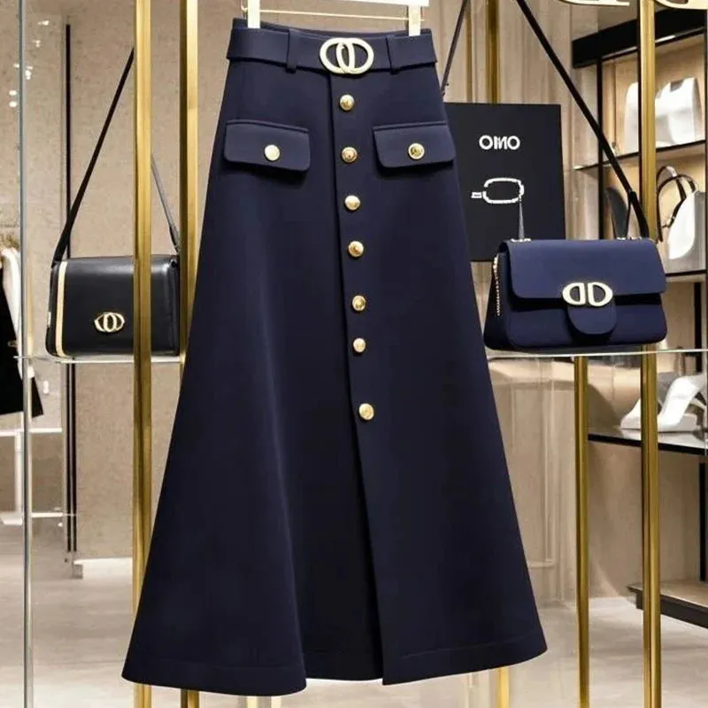 Chicmy-Christmas Thanksgiving Gift New Year's Eve Gift  'Jeima' Trend A-Line High-Waist Skirt