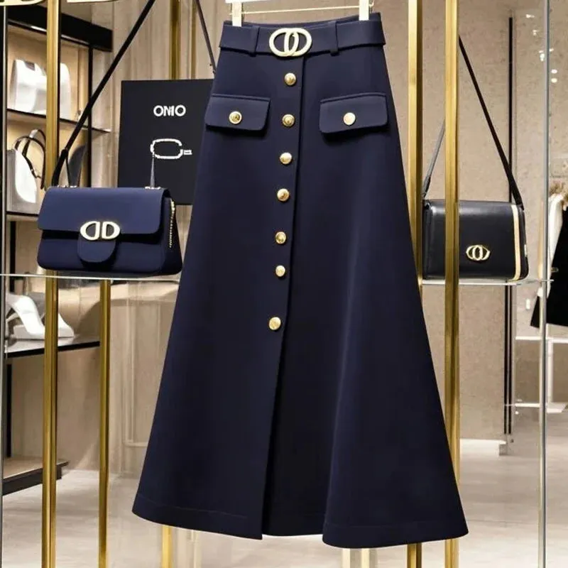 Chicmy-Christmas Thanksgiving Gift New Year's Eve Gift  'Jeima' Trend A-Line High-Waist Skirt