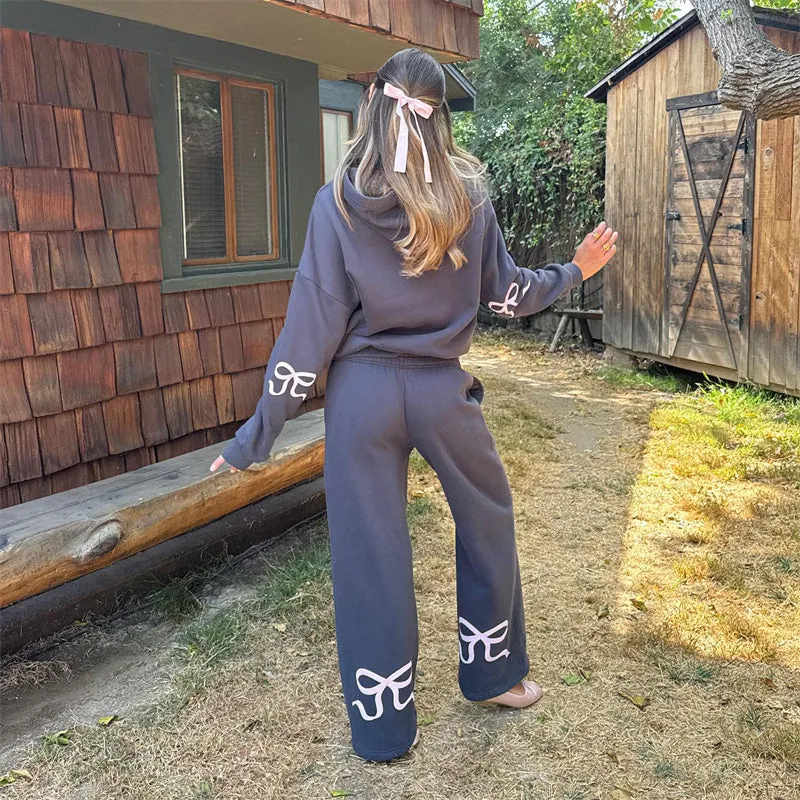 Christmas Specials 46% offWomen's Bow-Trim Hoodie Set