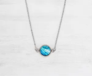 Coastal Breeze Small Circle Necklace | Beach Jewelry