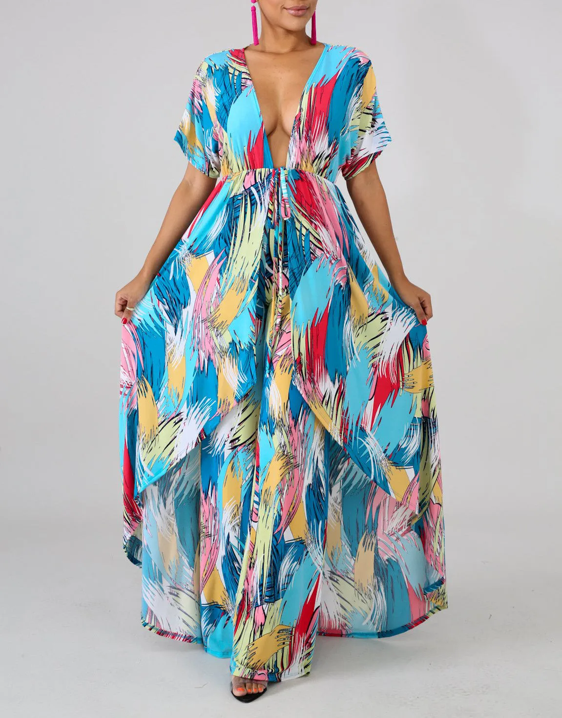 Color Streaks Maxi Set