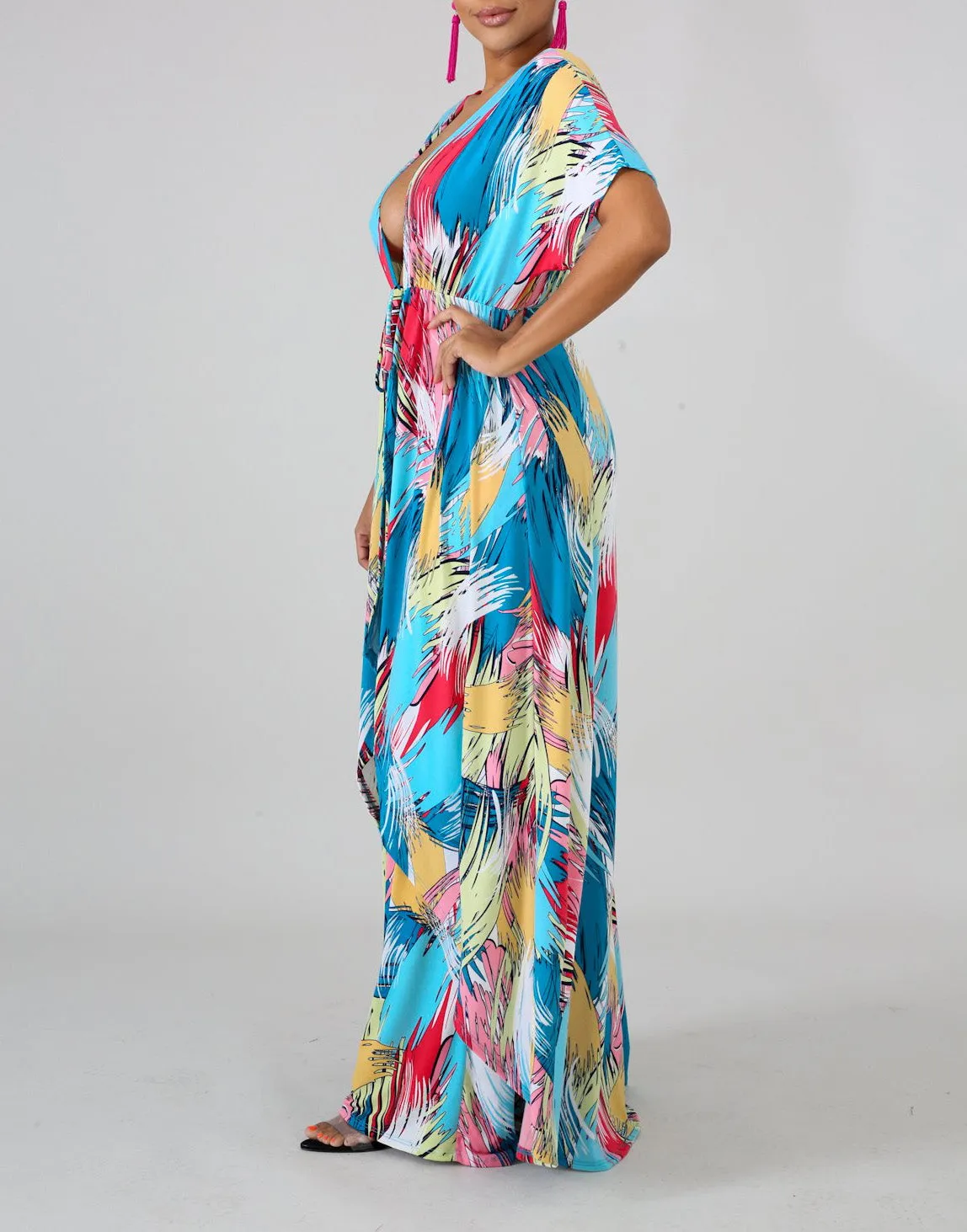 Color Streaks Maxi Set