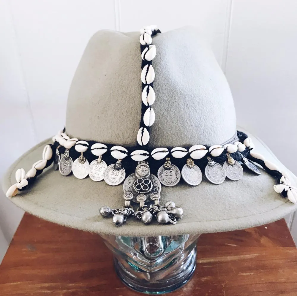 Cowrie Shell & Coins Headpiece