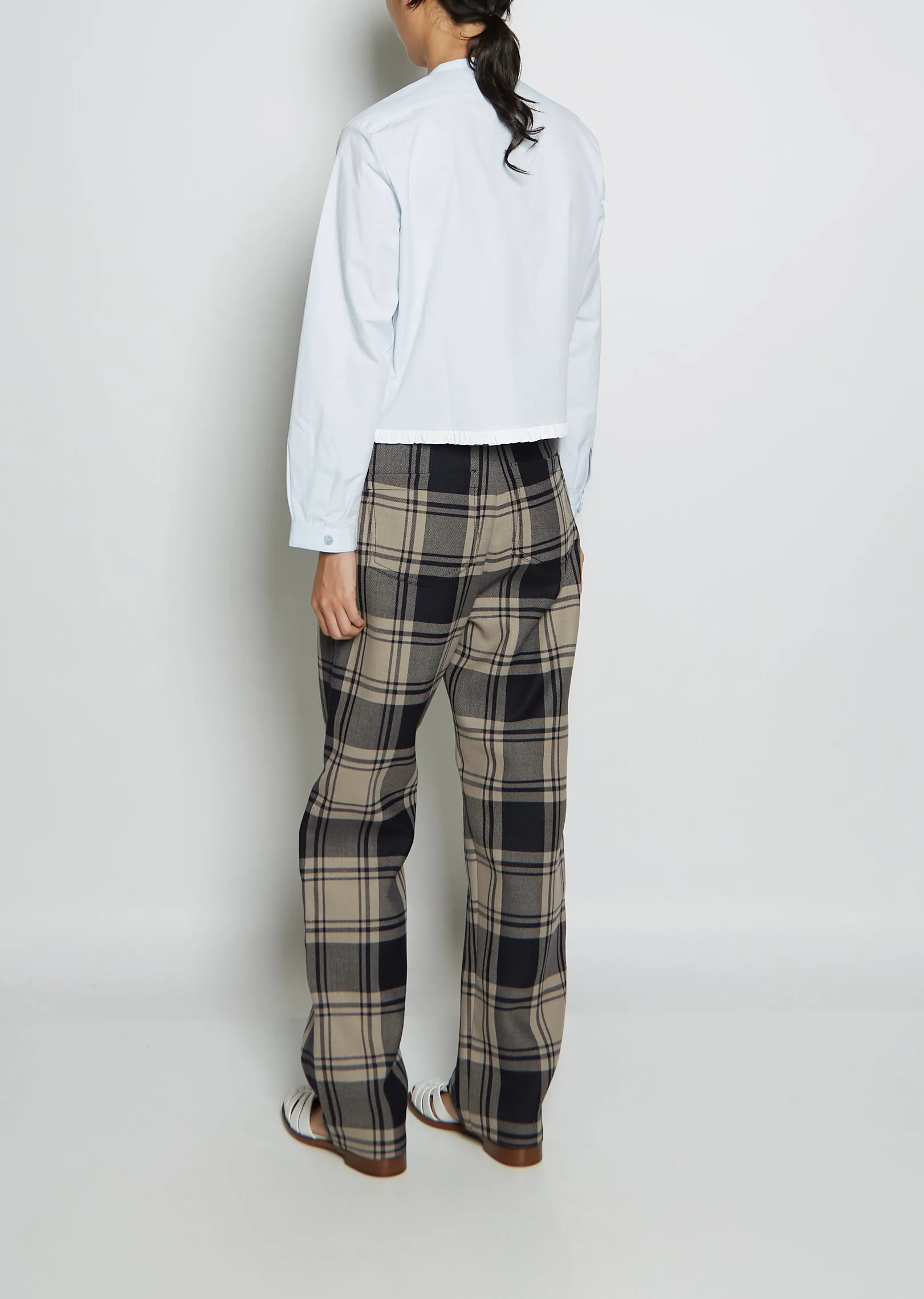 Cropped Cotton Shirt