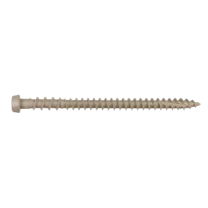 Deck-Drive DCU COMPOSITE Screw - #10 x 2-3/4 in. T20, Quik Guard®, Gray 01 (350-Qty)