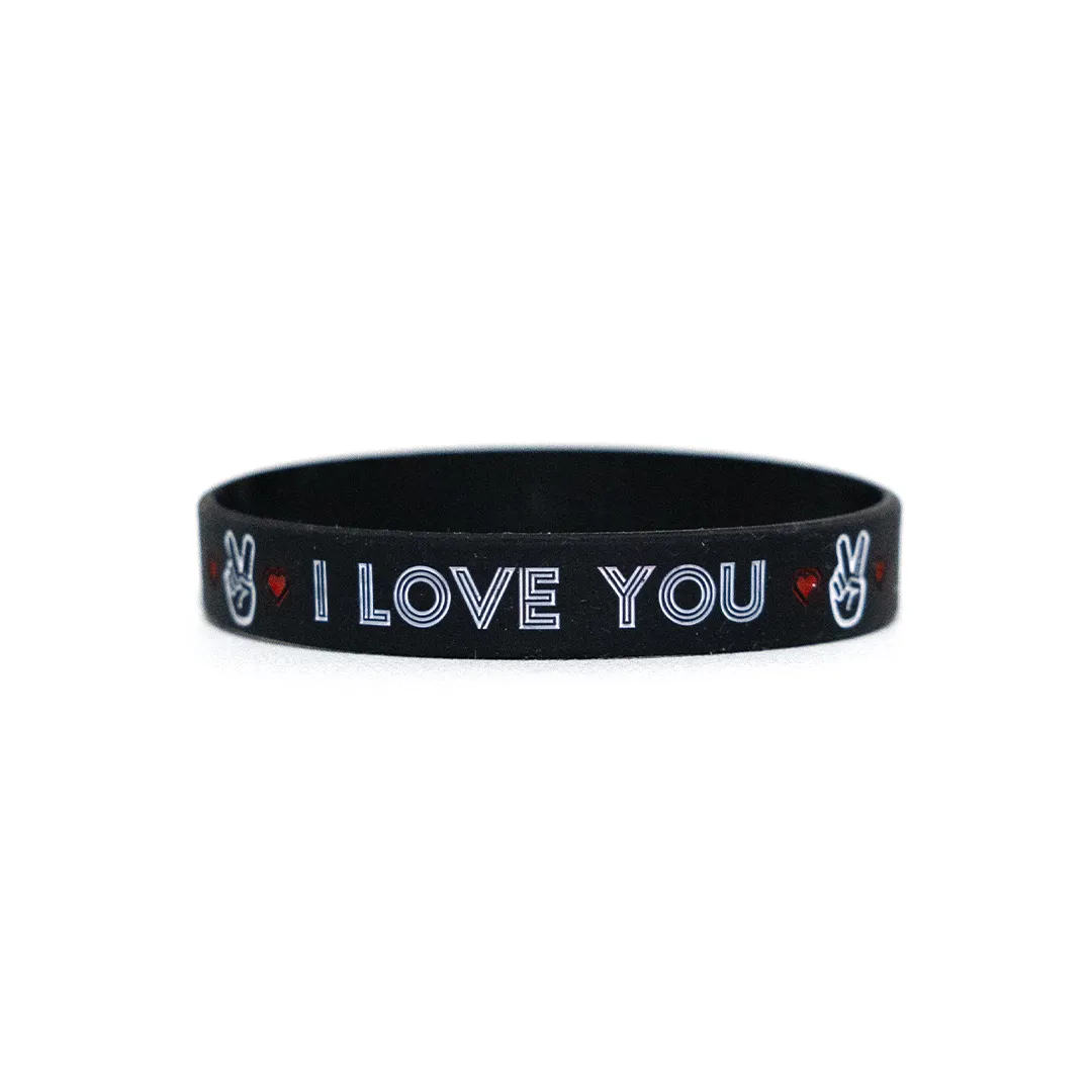 Deuce I LOVE YOU Wristband | Black
