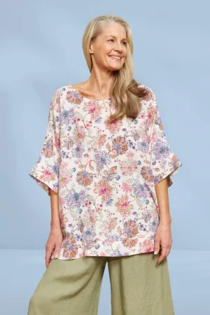 Eb and Ive Seraphic Relaxed Top Paisley