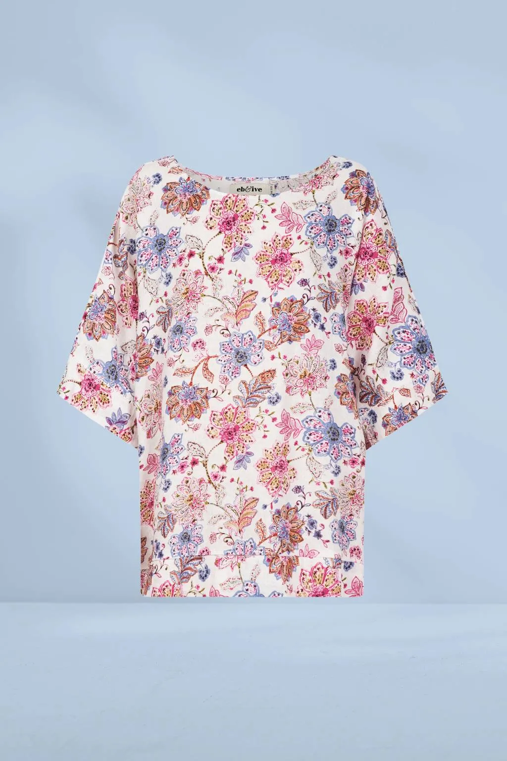 Eb and Ive Seraphic Relaxed Top Paisley