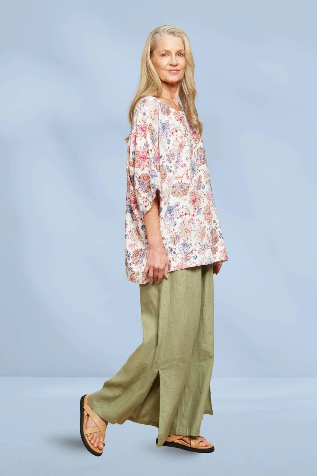 Eb and Ive Seraphic Relaxed Top Paisley