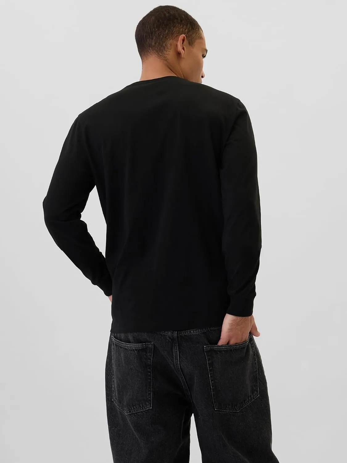 GAP Men's Long Sleeve Everyday Soft T-Shirt