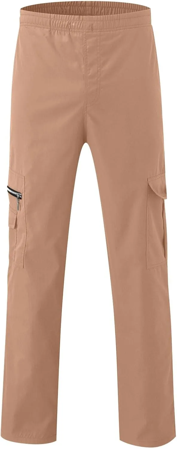GIERIDUC Mens Corduroy Joggers Pants Men's Heavyweight Thermal Pants Mens Active Exercise Trousers Fashion Trousers for Guys
