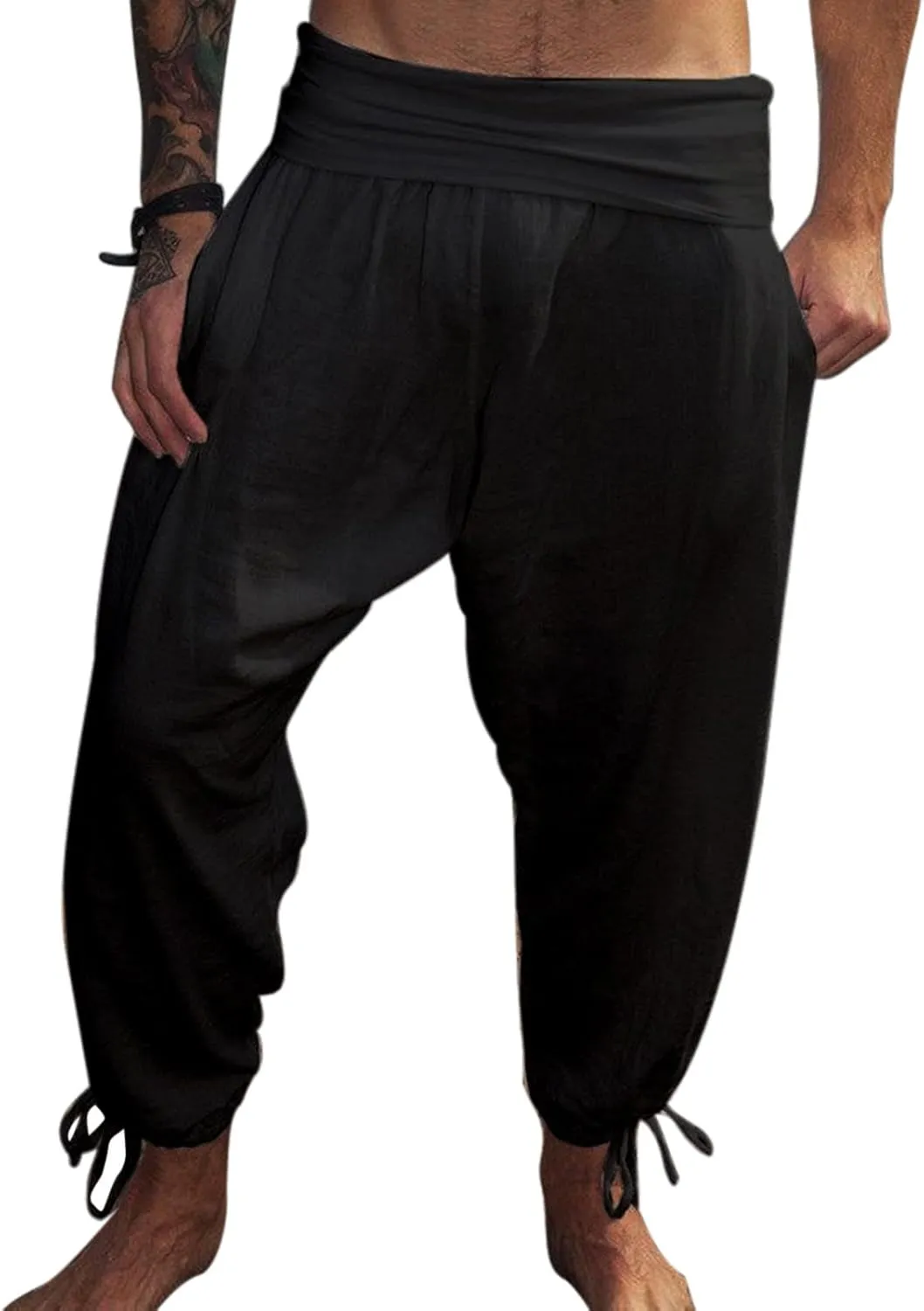GIERIDUC Mens Fleece Sweatpants Winter Dress Pants for Men Slim Fit Black Mens Navy Blue Dress Pants Mens Workout Pants Tall