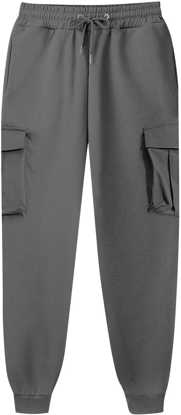 GIERIDUC Men's Straight-Fit Jogger Pant Mens Faux Leather Skinny Jeans Branded Track Pants for Men Basketball Sports Cards