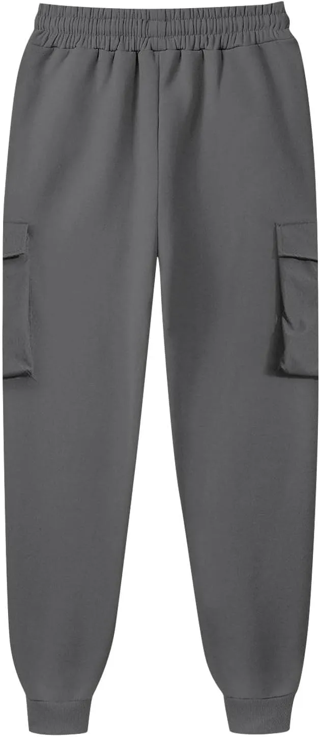 GIERIDUC Men's Straight-Fit Jogger Pant Mens Faux Leather Skinny Jeans Branded Track Pants for Men Basketball Sports Cards