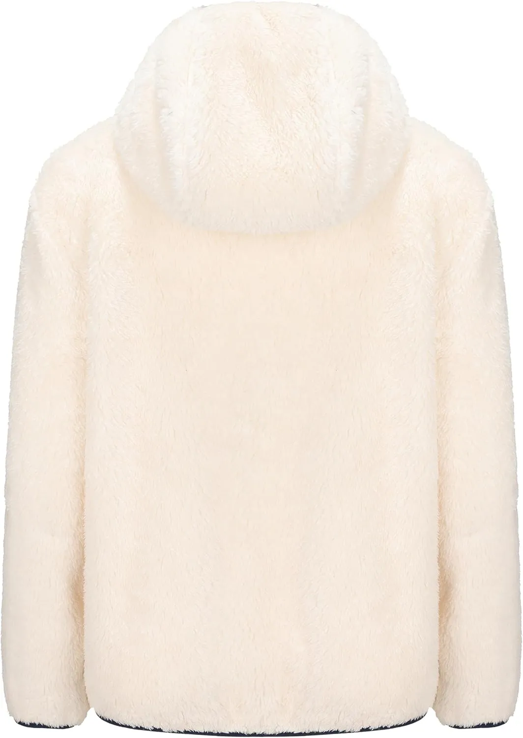 Girl's Soft Fleece sherpa Jacket Full Zip Hoodie