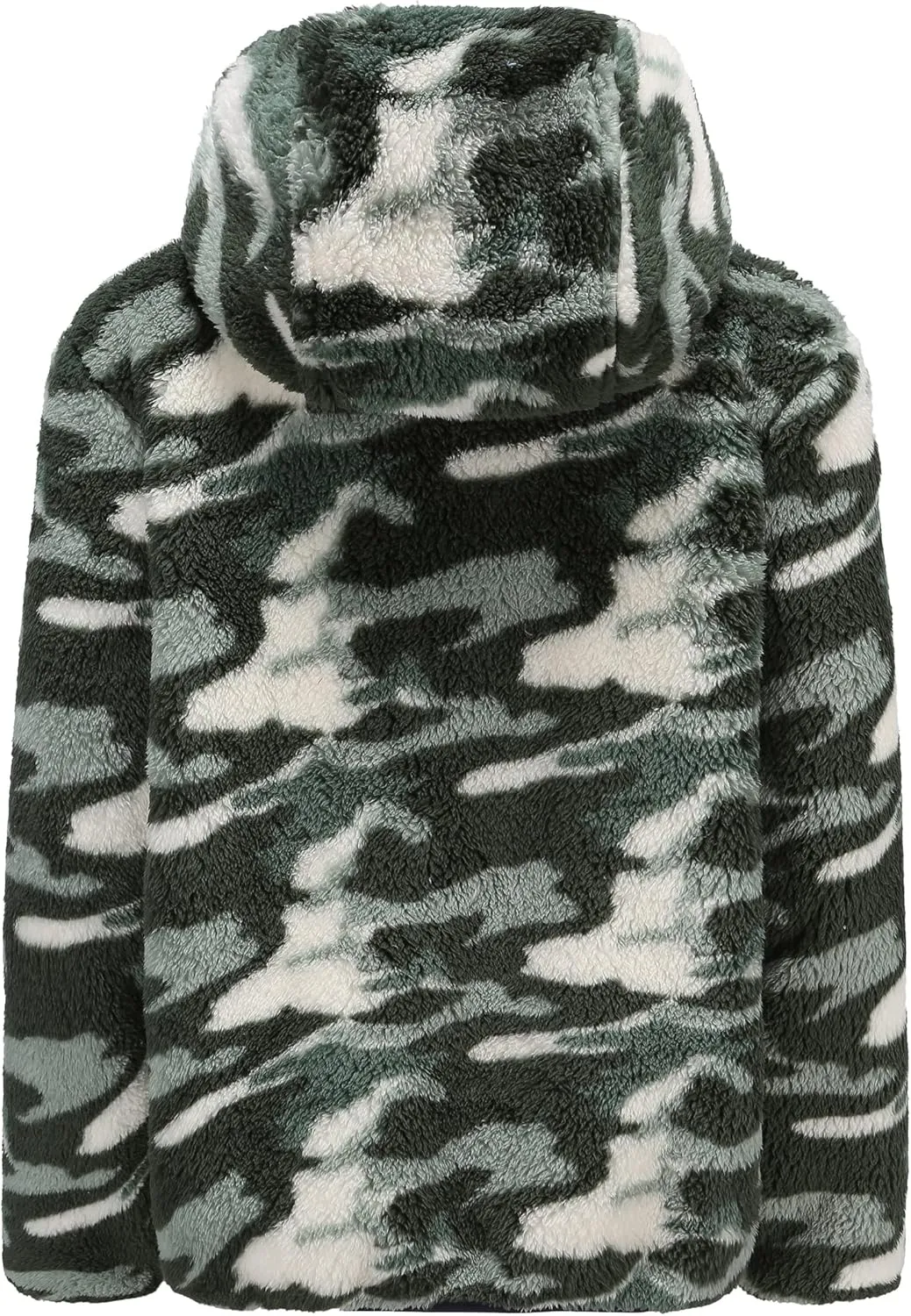 Girl's Soft Fleece sherpa Jacket Full Zip Hoodie