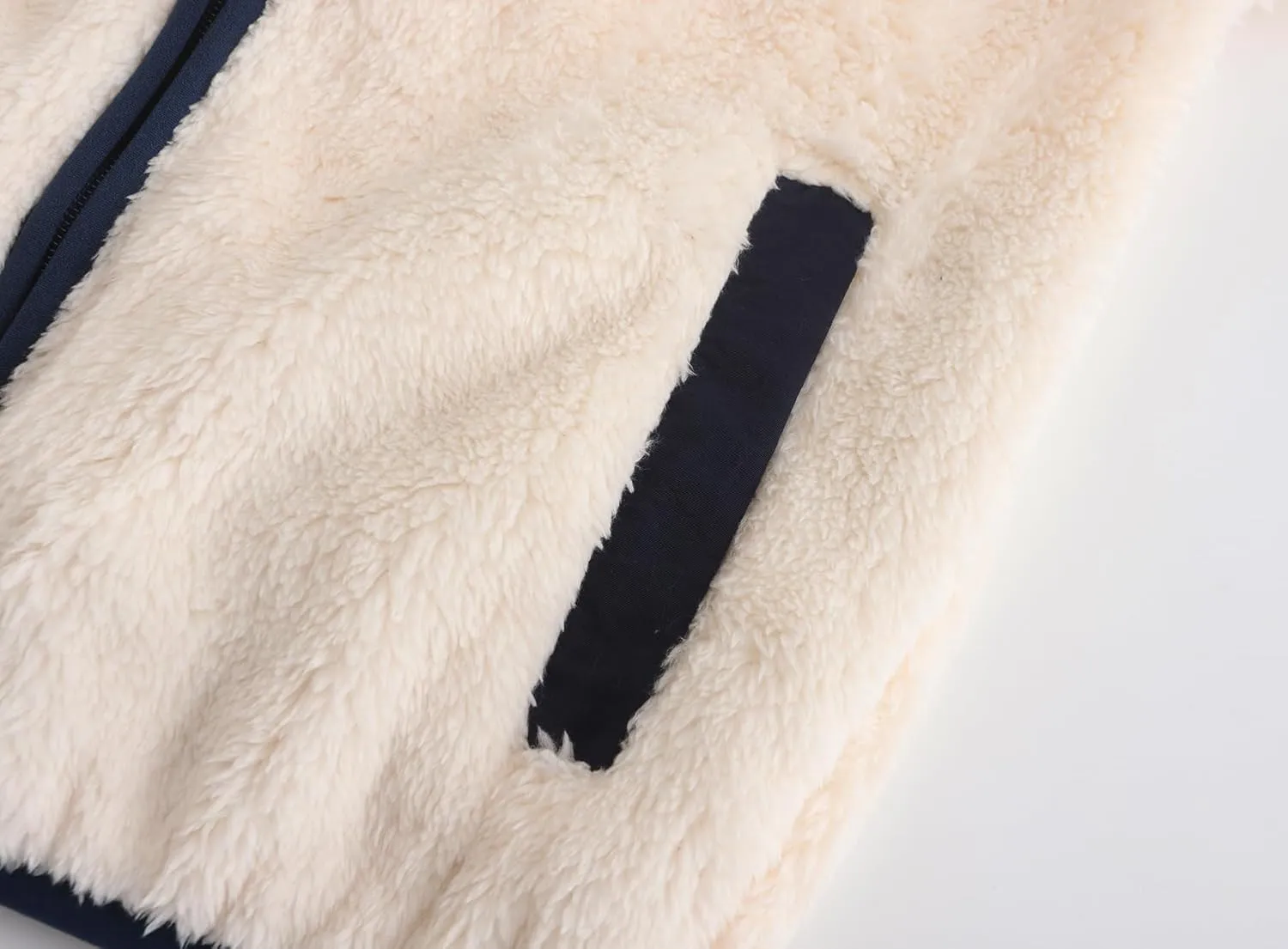 Girl's Soft Fleece sherpa Jacket Full Zip Hoodie