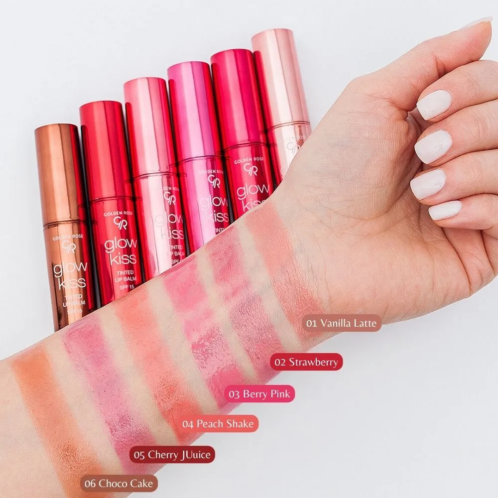 Glow Kiss Tinted Lip Balm - 02 Strawberry