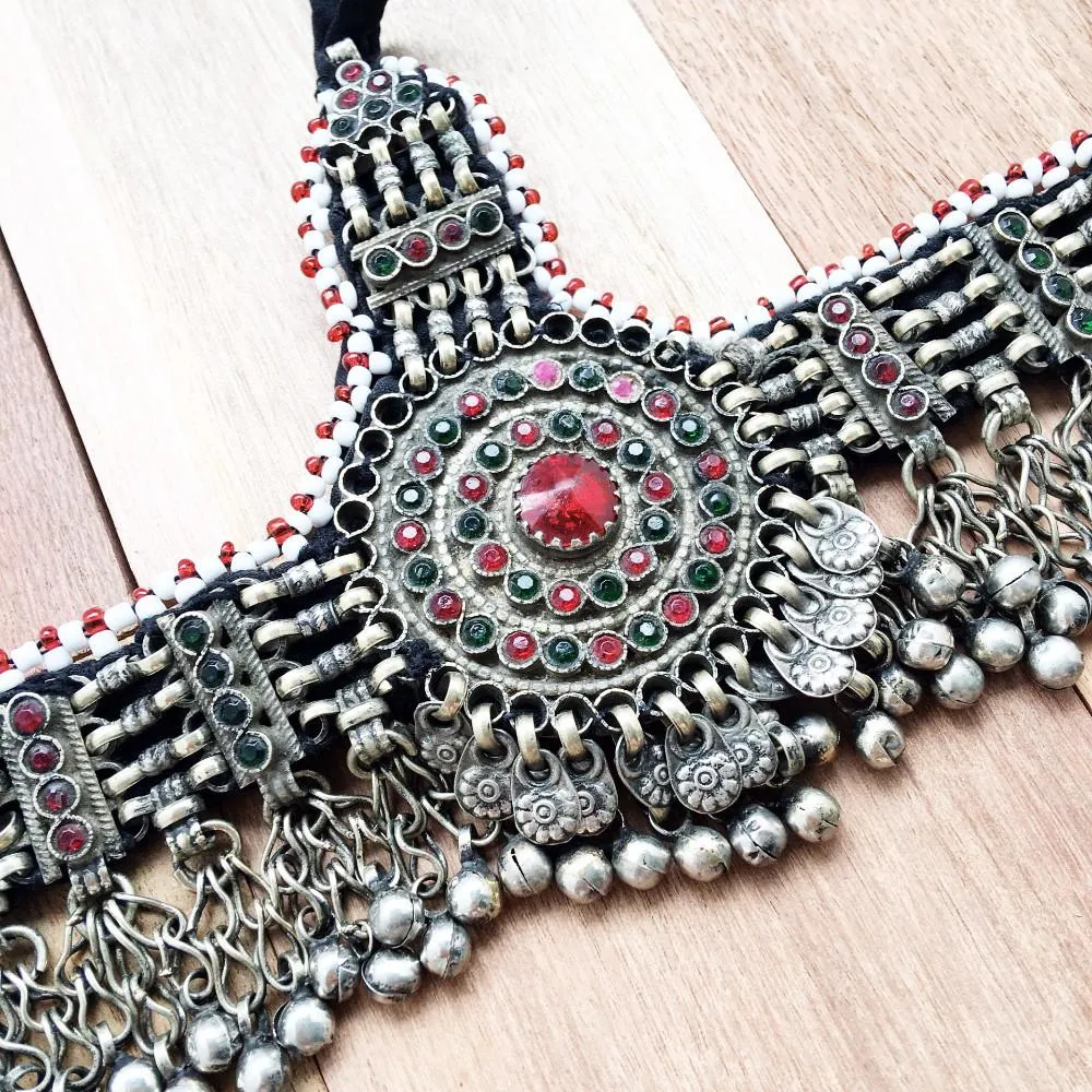 Gypsy Afghan Kuchi Headpiece - Laila
