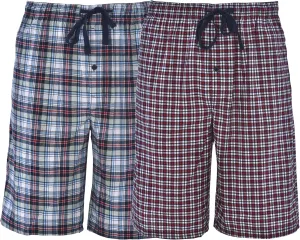 Hanes Mens 2 Pack Cotton Sleep Short, 7.5" Inseam, Comfortable and Breathable, Assorted Colors
