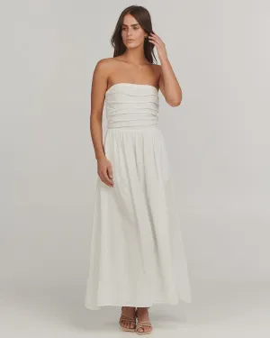 Harriet Midi Dress - White