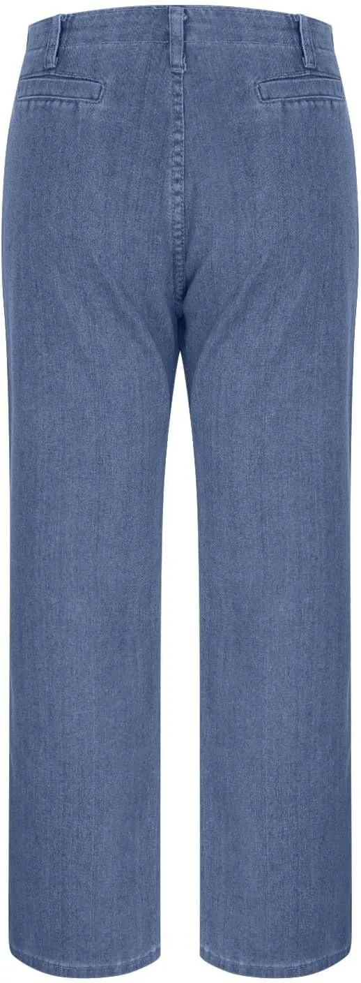 High Waisted Jeans for Women Casual Wide Leg Denim Pants High Rise Stretchy Baggy Jean Pants with Pockets Streetwear
