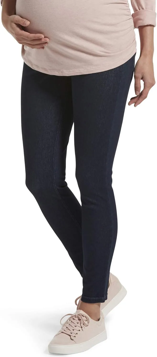 HUE Women's Ultra Soft Denim Maternity Skimmer Legging