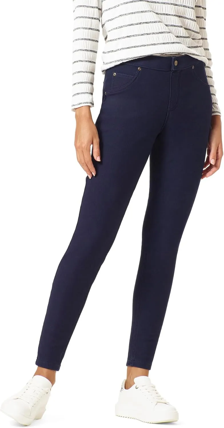 HUE Women's Ultra Soft Fleece Lined Denim Leggings