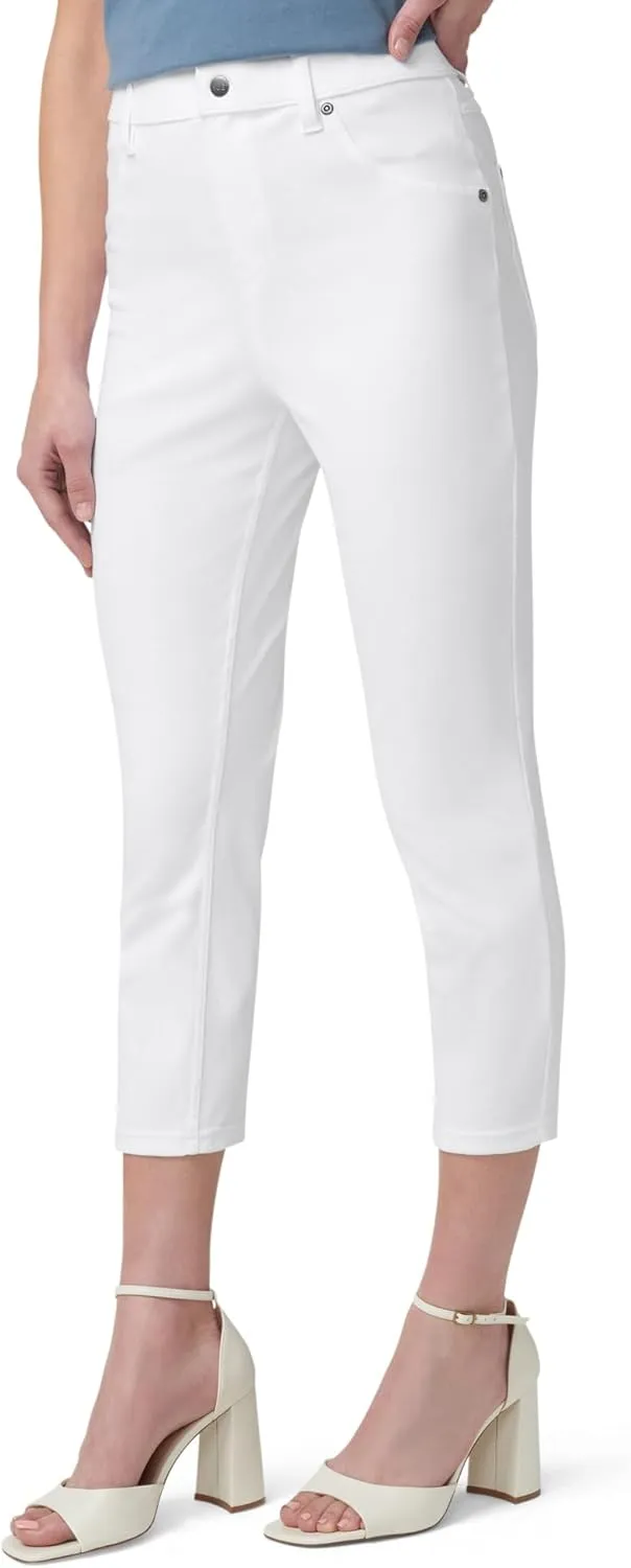 HUE Women's Ultra Soft High Waist Denim Capri Leggings