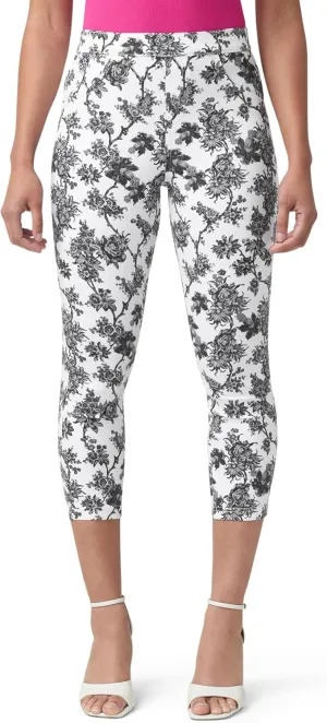 HUE Women's Ultra Soft High Waist Denim Capri Leggings