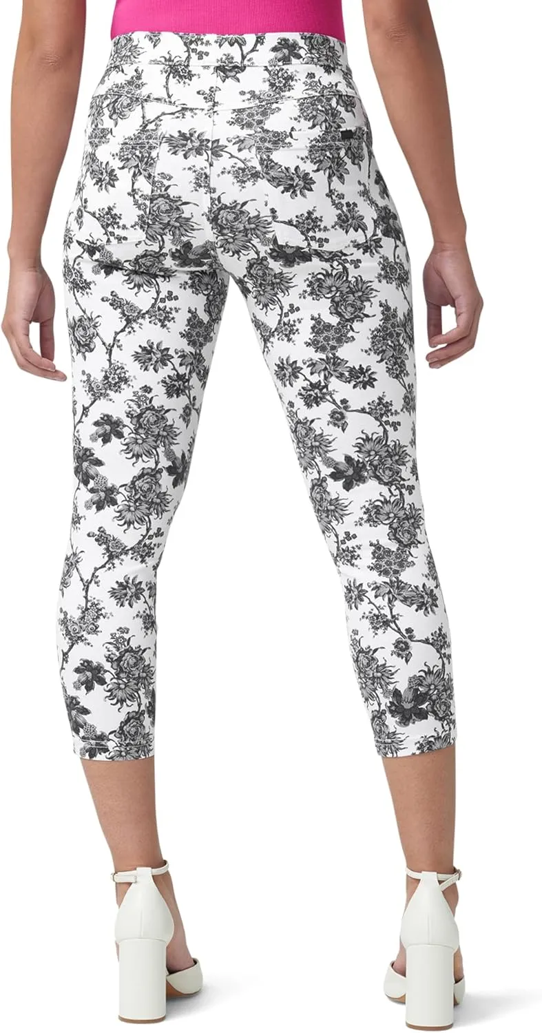 HUE Women's Ultra Soft High Waist Denim Capri Leggings
