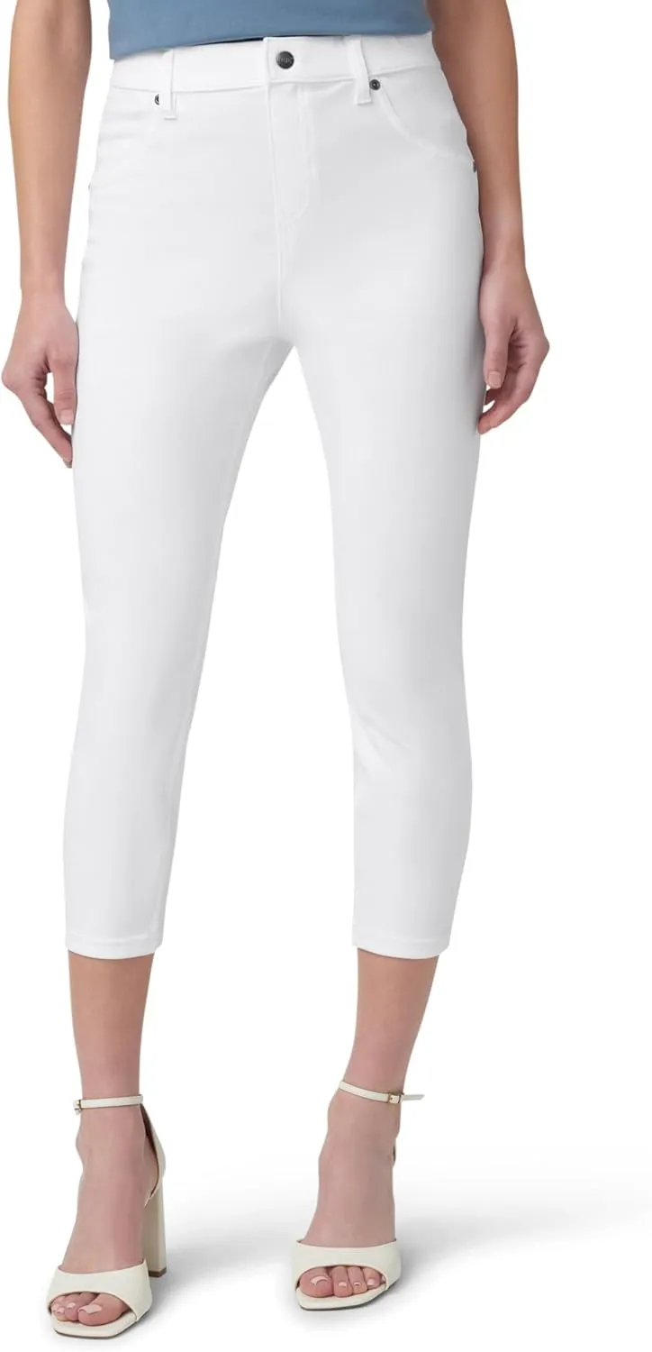 HUE Women's Ultra Soft High Waist Denim Capri Leggings