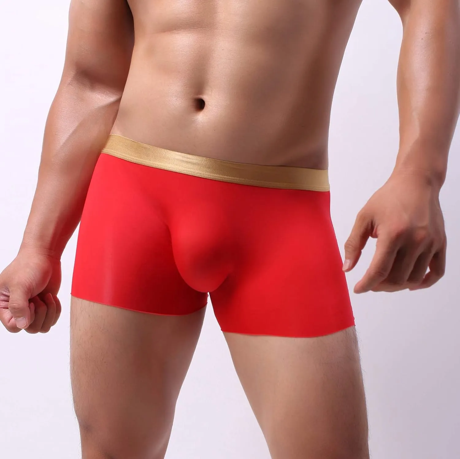 Ice Men's Silk Pants Underwear Comfortable Fashionable Breathable Seamless Sexy Lingerie Plus Size Underwear Comfy