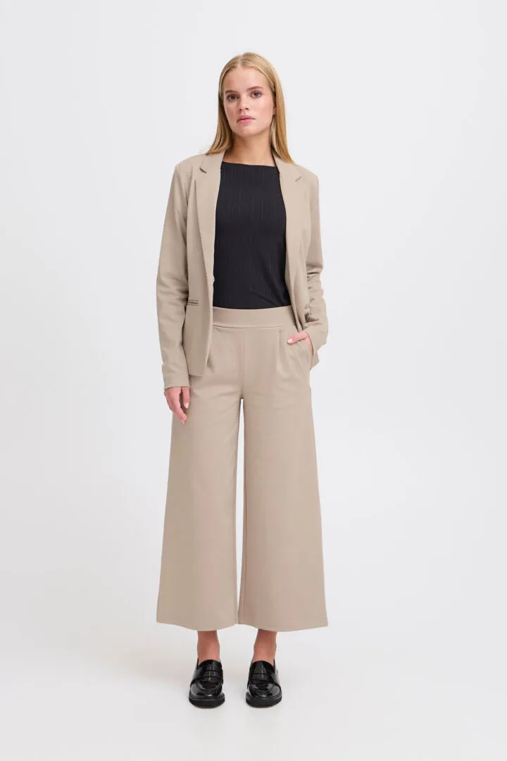 Ichi Kate ponteroma jersey trouser String