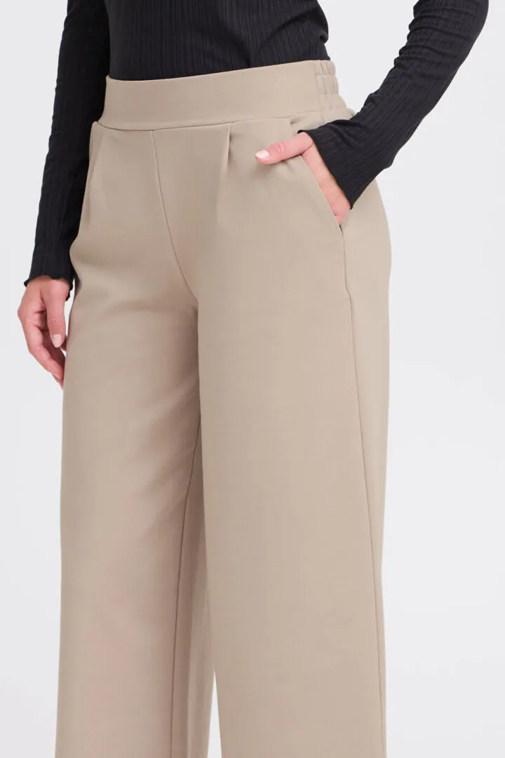 Ichi Kate ponteroma jersey trouser String