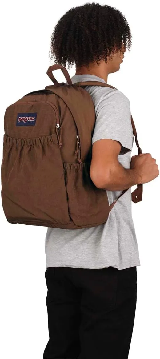 JanSport Slouch Pack - Fully Padded Back Panel - Comfortable and Ideal Storage - Basic Brown