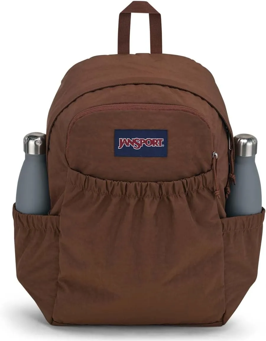 JanSport Slouch Pack - Fully Padded Back Panel - Comfortable and Ideal Storage - Basic Brown
