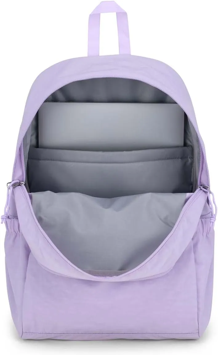 JanSport Slouch Pack - Fully Padded Back Panel - Comfortable and Ideal Storage - Pastel Lilac