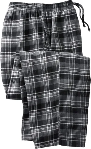 KingSize Men's Big & Tall Flannel Plaid Pajama Pants