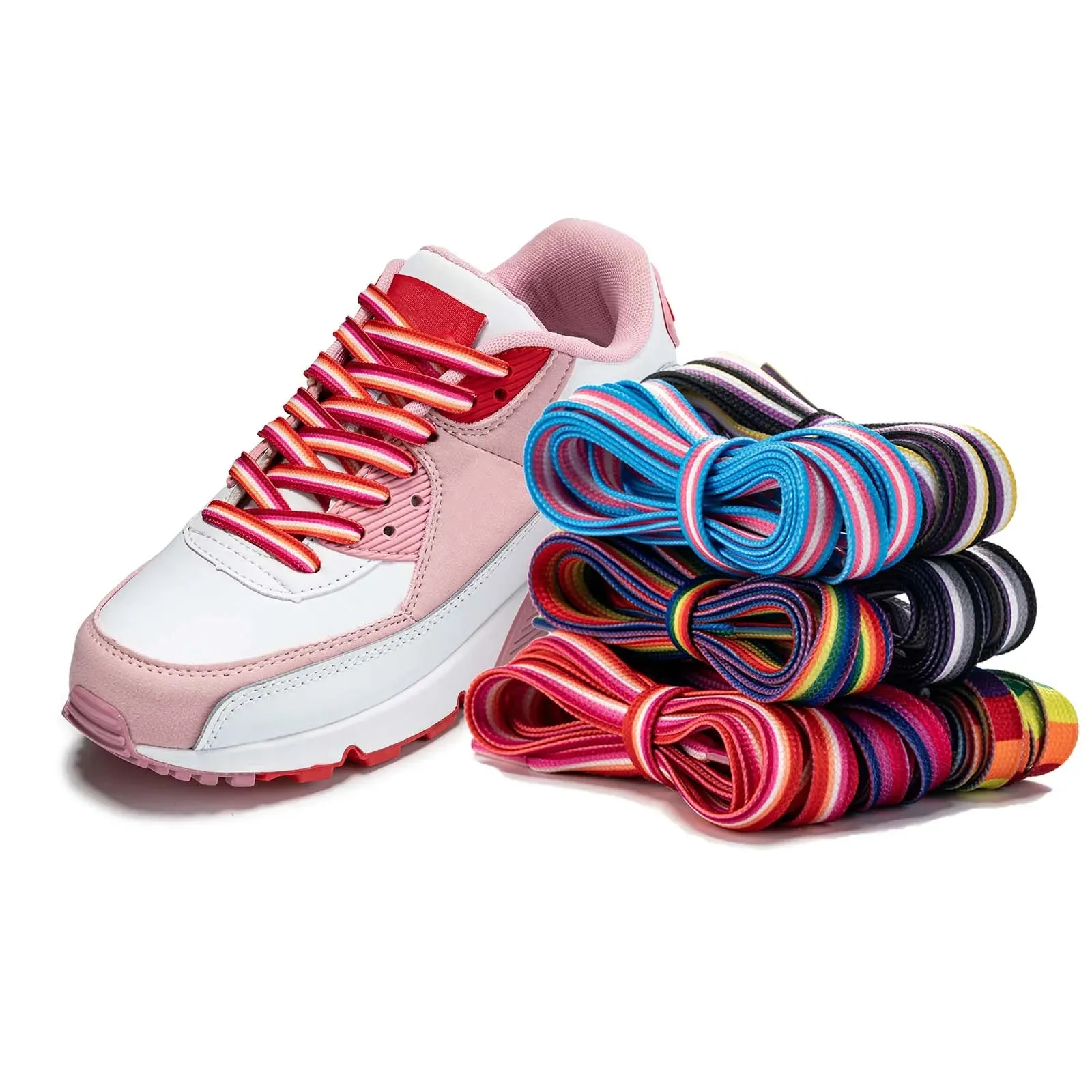 Lace-Up Non-Binary Pride Shoe Laces