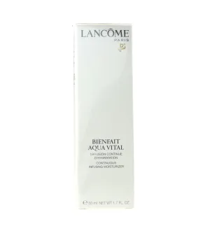 Lancome Bienfait Aqua Vital Continuous Infusing Moisturizer1.7oz/50ml New In Box