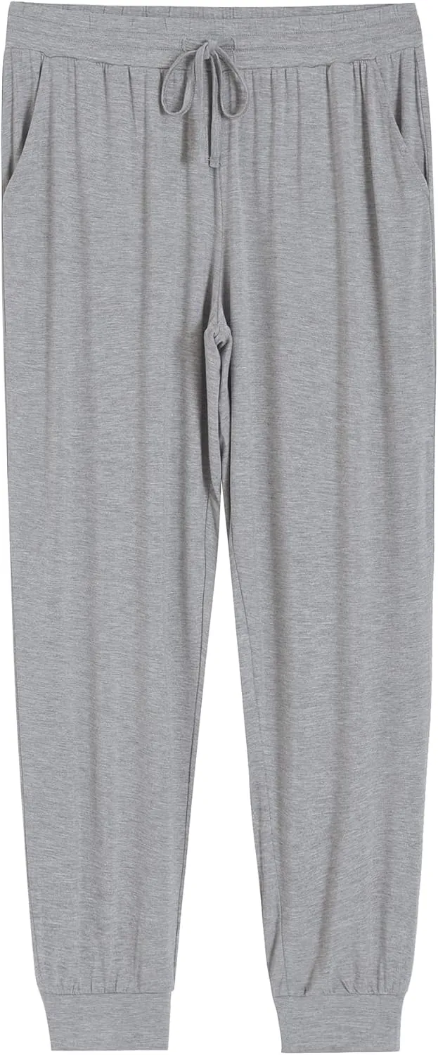 Latuza Women's Petite Pajama Pants Soft Viscose Sleep Joggers