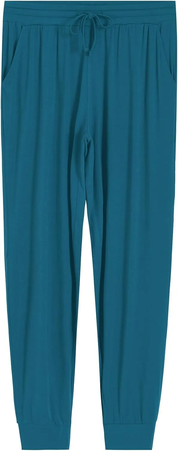 Latuza Women's Petite Pajama Pants Soft Viscose Sleep Joggers