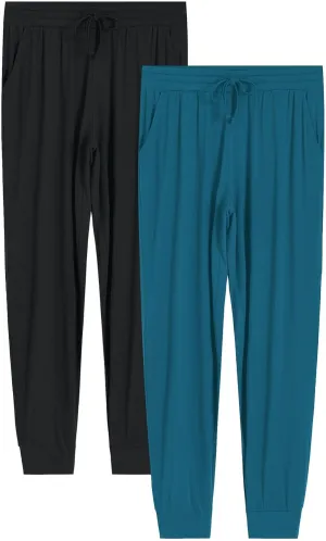 Latuza Women's Petite Pajama Pants Soft Viscose Sleep Joggers