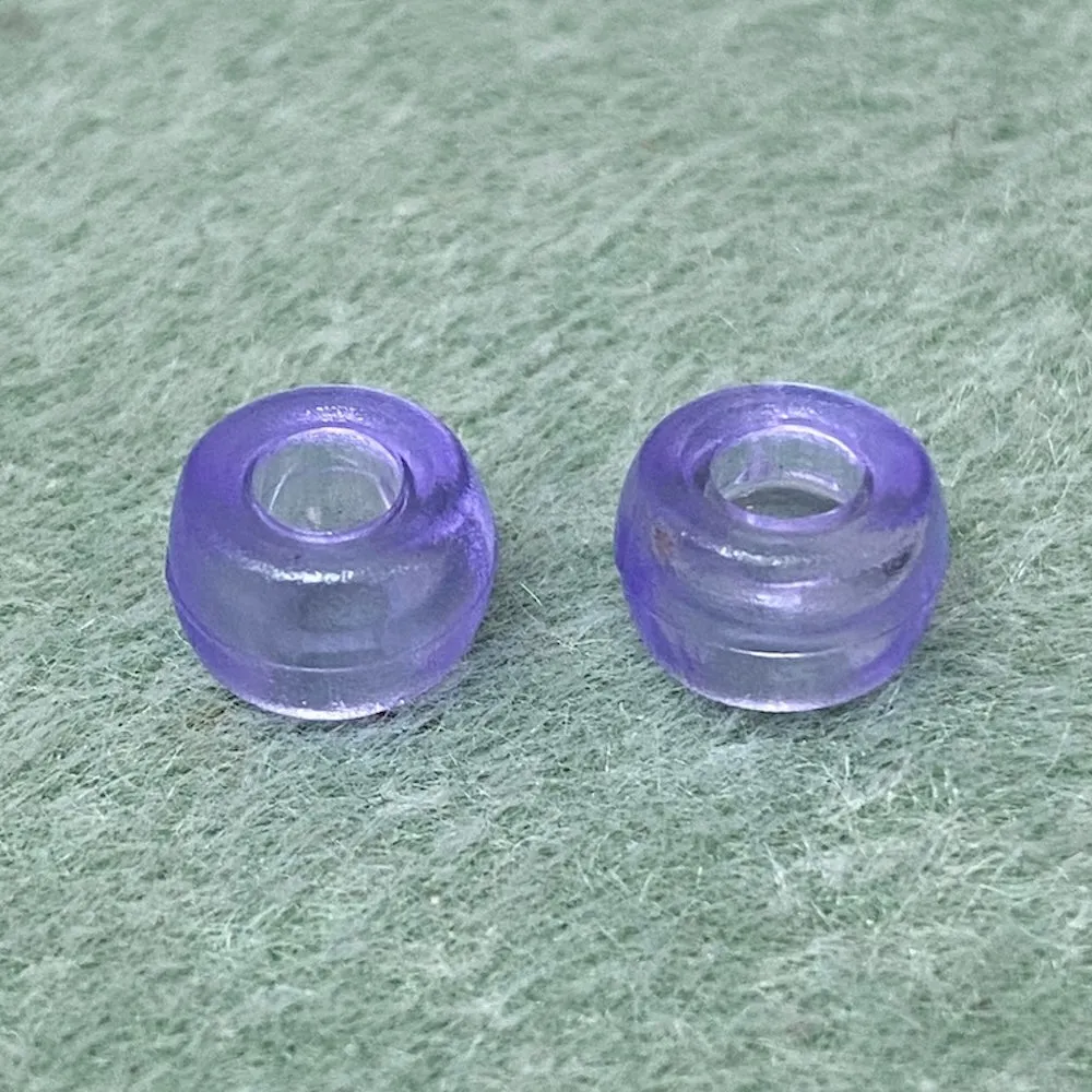 Lavender Transparent - Acrylic Pony Beads