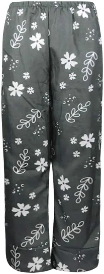 LCMTWX Cotton Pants for Women Casual Baggy Elastic Waist Trouser Wide Leg Pant with Pocket Fashion Pant Summer Pants for