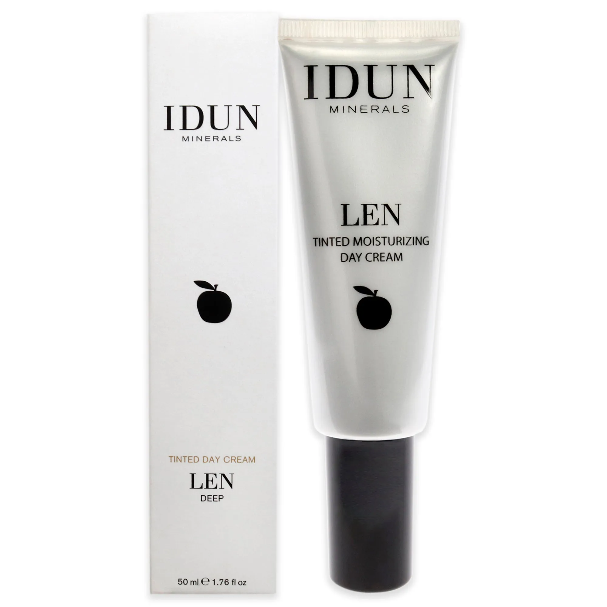 Len Tinted Day Cream - 406 Deep by Idun Minerals for Women - 1.76 oz Cream